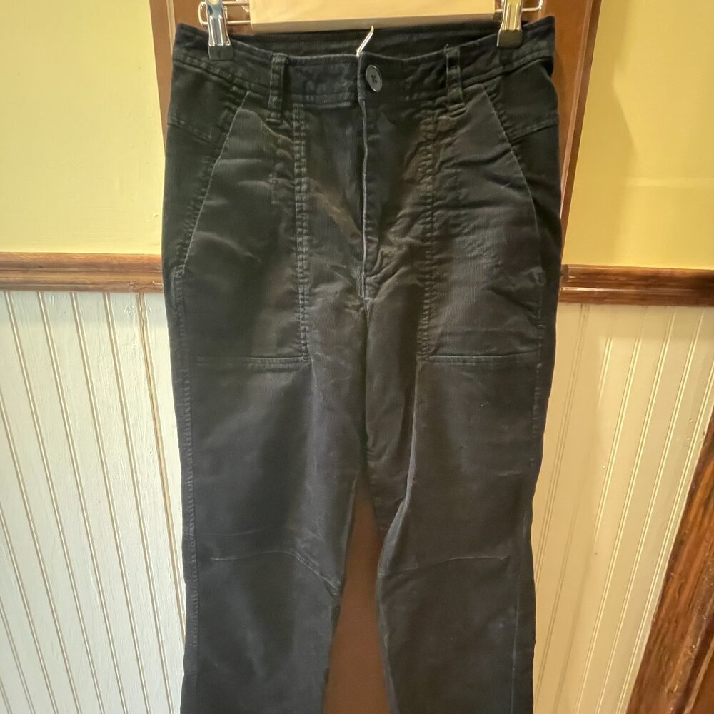 black corduroy pants